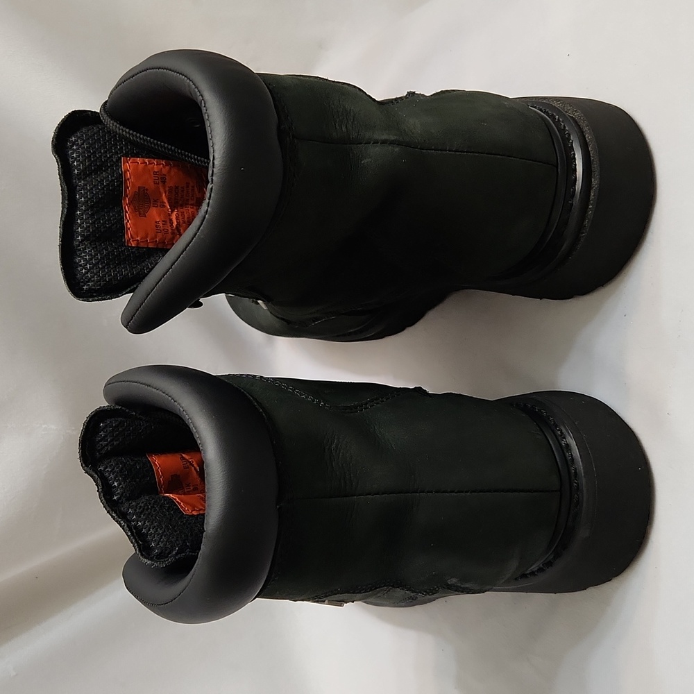 Harley-Davidson Badland Black Leather Motorcycle Riding Boots (M Size 10.5) - Picture 6 of 15